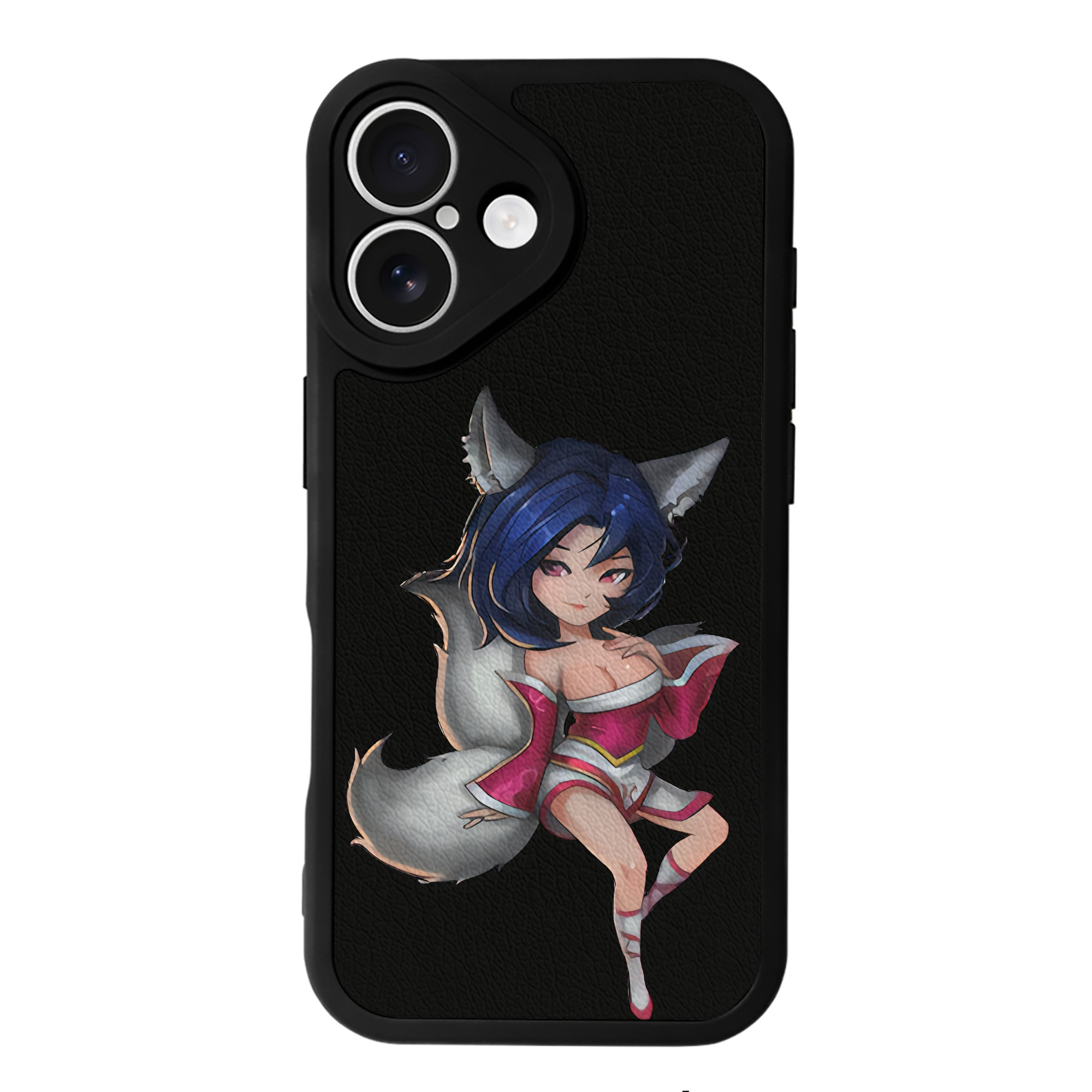 （画像用） リーグ・オブ・レジェンド League of Legends LOL 【iPhone 16シリーズ対応】シリコンスマホケース（レザー調） 材質：シリコン